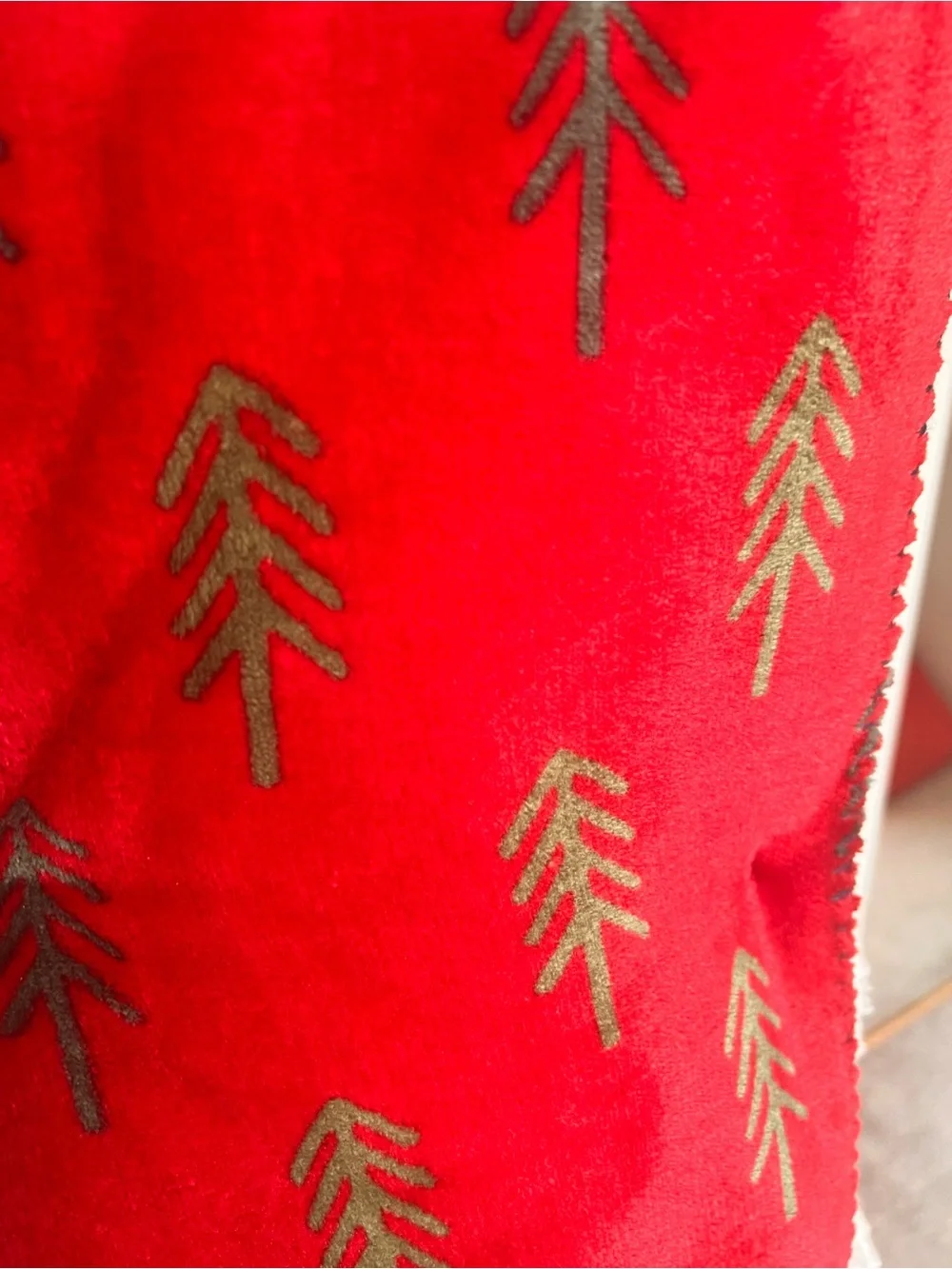 Tommy Hilfiger Red Plush Sherpa Throw Holiday NWT